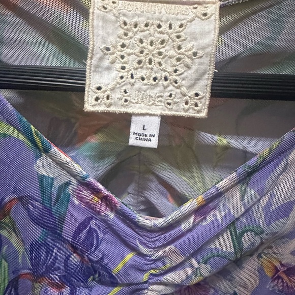 Johnny Was Daphine mesh top - Picture 8 of 10